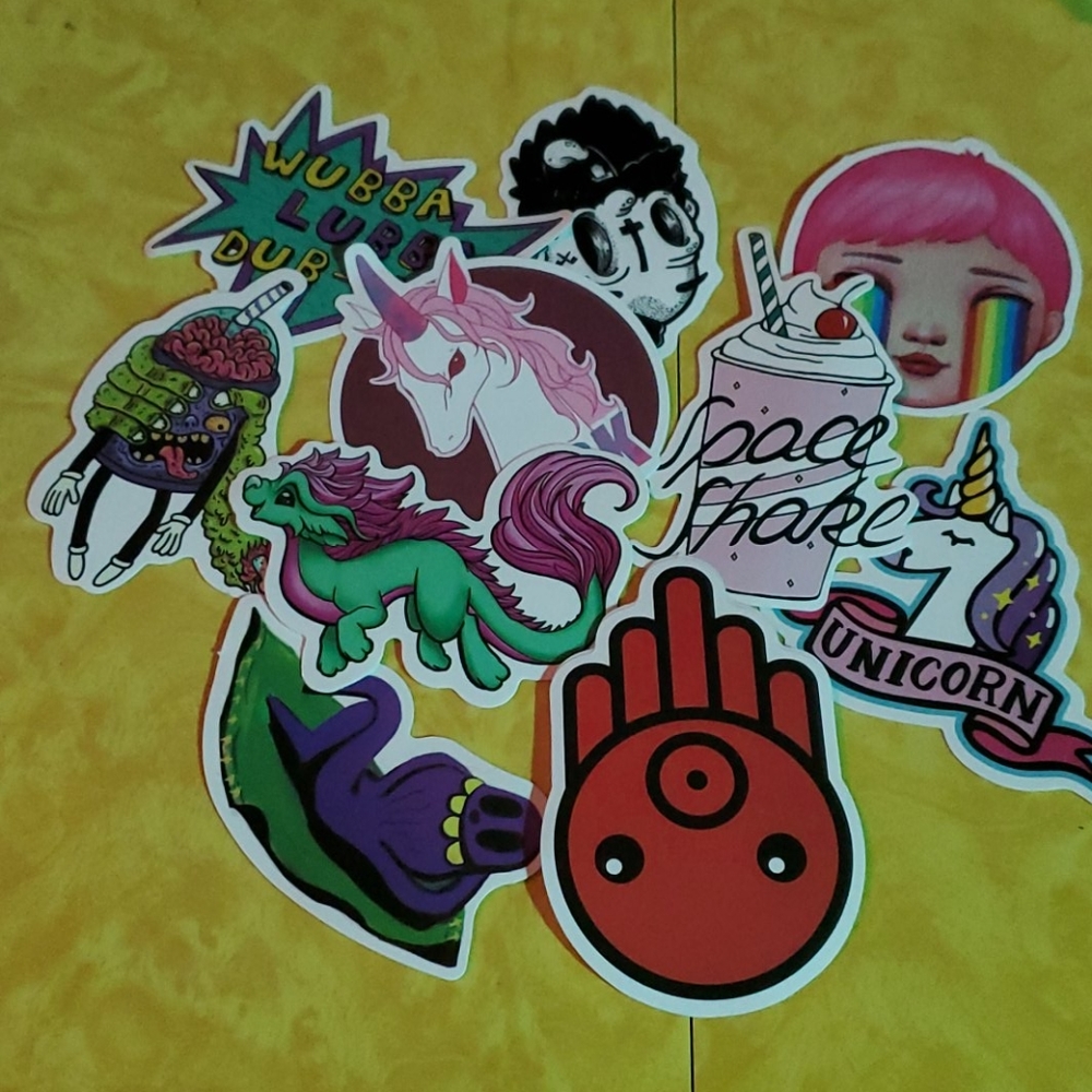 Fantasy style stickers